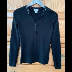 Loft black cardigan